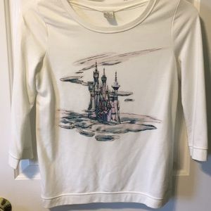 LC Disney Cinderella collection 3/4 sleeve top